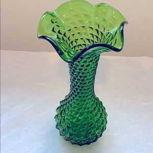 Emerald Green Vintage Vase